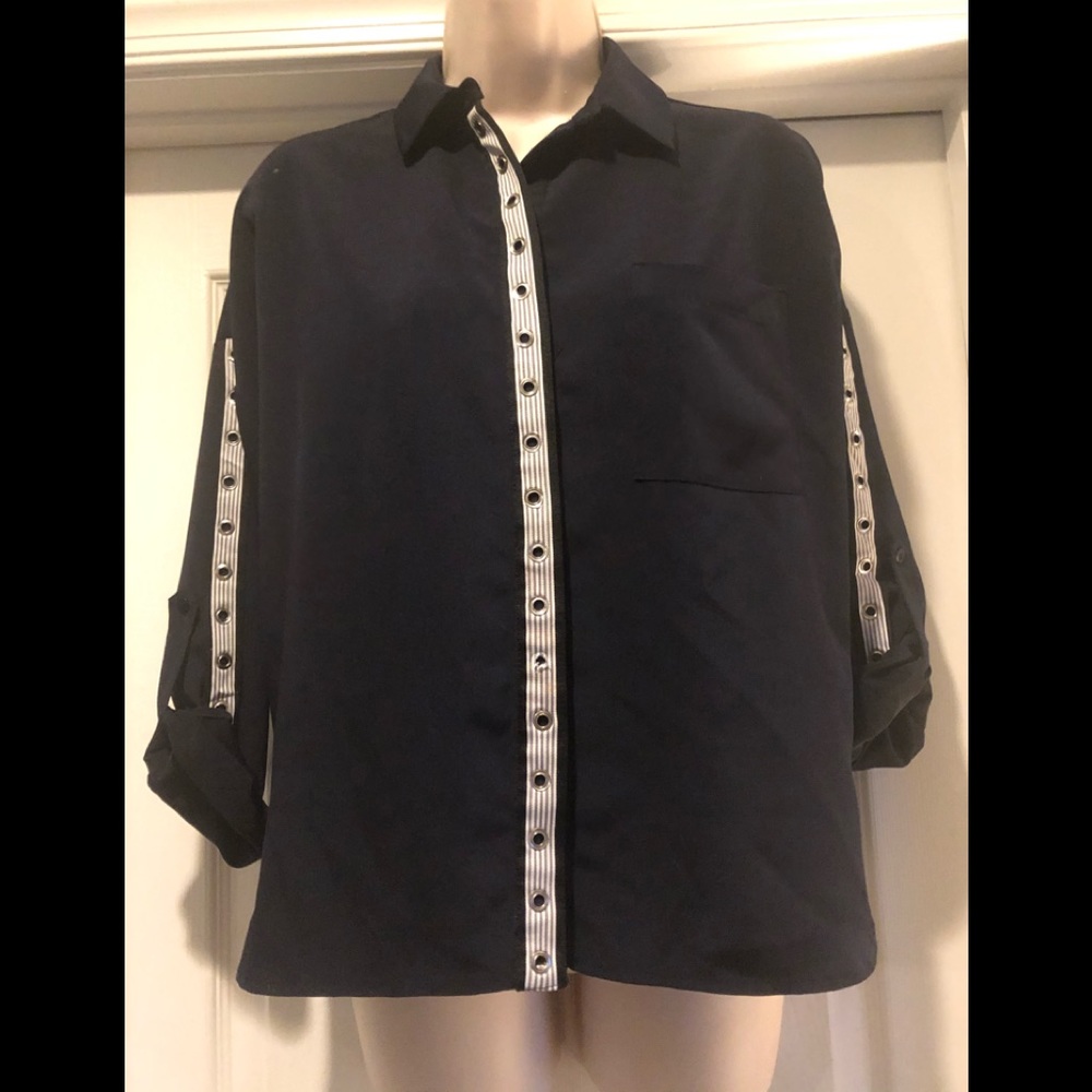 Women’s Navy Blue blouse size xs